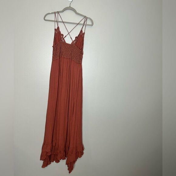 Free People Adela Maxi Dress Copper - Picture 6 of 6